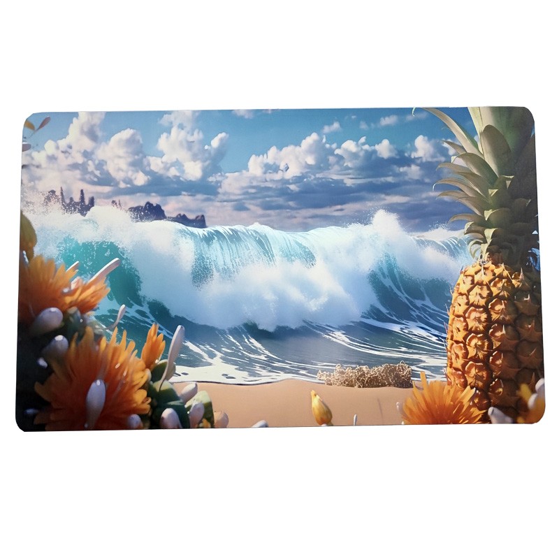 定制橡膠+皮革鼠標(biāo)墊廣告電競(jìng)游戲墊辦公寫字桌墊杯墊地墊來圖定制